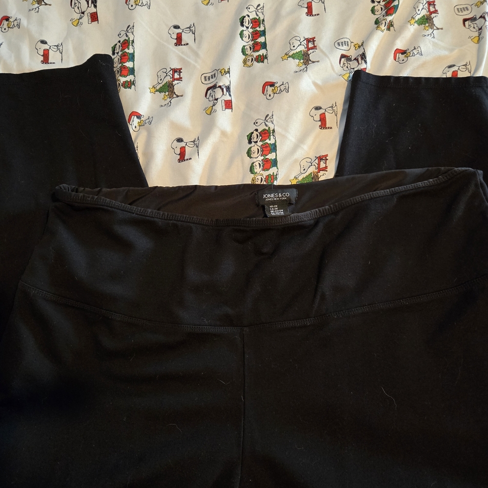 Jones& Co. Black Women's Pants 2x